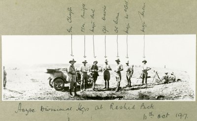 ANZAC divisjonshovedkvarter i Rashid Beck, oktober 1917 av Capt. Arthur Rhodes