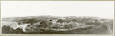 Betlehem: utsikt sørover med Herodium i det fjerne, 1917 av Capt. Arthur Rhodes