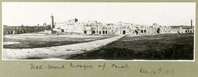 Mur rundt moskeen i Omah, 14. desember 1917 av Capt. Arthur Rhodes