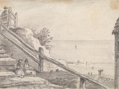 Bestigning av East Cliff, Hastings av Capt. Thomas Hastings