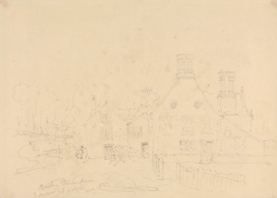 Barton Farm House, East Cowes, Isle of Wight, mai 1833 av Capt. Thomas Hastings