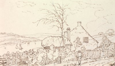 Mellom West Cowes og Newport, 20. februar 1826 av Capt. Thomas Hastings