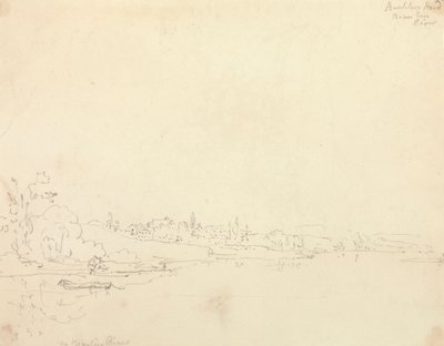 Buckler's Hard på Beaulieu River, Hampshire av Capt. Thomas Hastings