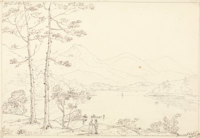 Derwent Water, 20. juni 1835 av Capt. Thomas Hastings