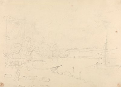 Fish House, Isle of Wight, september 1826 av Capt. Thomas Hastings
