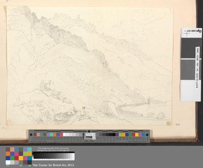Fra under the Screes at Wast Water, mai 1836 av Capt. Thomas Hastings