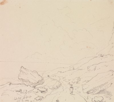 Landslip, Isle of Wight, 13. august 1829 av Capt. Thomas Hastings