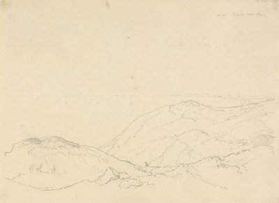 Nær Blackgang Chine, 19. august 1826 av Capt. Thomas Hastings