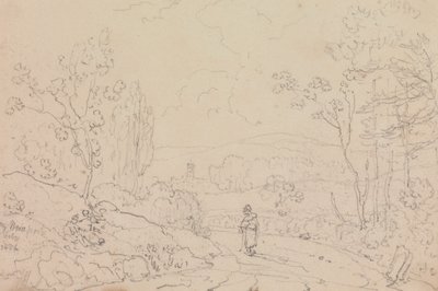Nær Newport, Isle of Wight, februar 1826 av Capt. Thomas Hastings