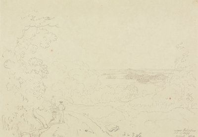 Nær Swainstone, Isle of Wight, august 1829 av Capt. Thomas Hastings