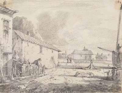 På Hastings Beach, 12. oktober 1820 av Capt. Thomas Hastings
