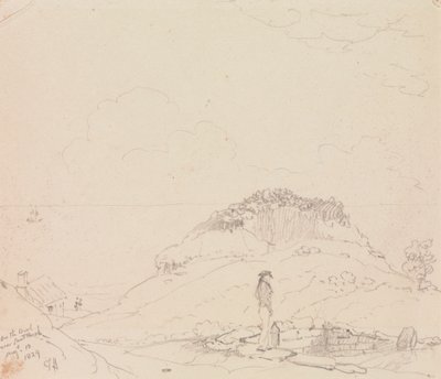 På stranden nær Sandrock, 13. august 1829 av Capt. Thomas Hastings