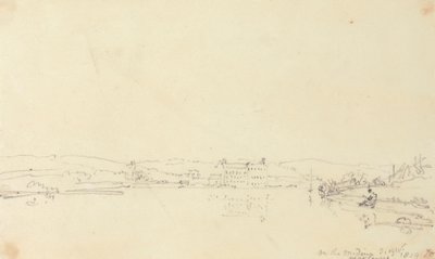 På medinaen nær Cowes, Isle of Wight av Capt. Thomas Hastings