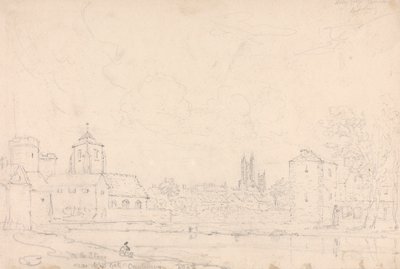 På Stour nær West Gate, Canterbury av Capt. Thomas Hastings