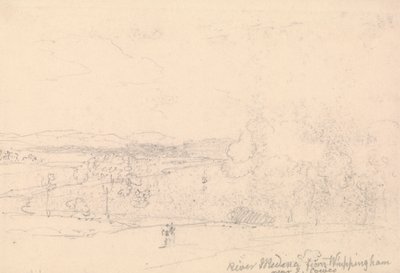 River Medina fra Whippingham nær East Cowes av Capt. Thomas Hastings