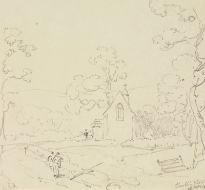 Shanklin Church, Isle of Wight, 28. mai 1829 av Capt. Thomas Hastings