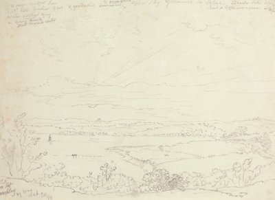 Solnedgang, Beachley, 29. mai 1846 av Capt. Thomas Hastings