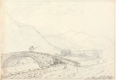 The Bowder Stone, Jaws of Borrowdale, lørdag 27. juni 1835 av Capt. Thomas Hastings