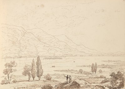 The Lower Lake fra Lord Kenmare's, Killarney, september 1841 av Capt. Thomas Hastings