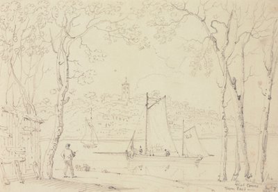West Cowes, fra øst av Capt. Thomas Hastings