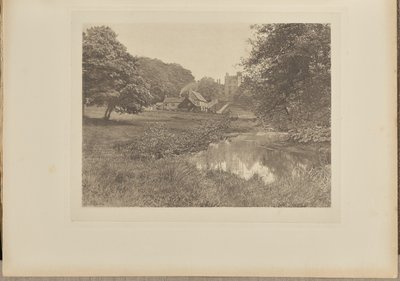 Haddon Hall og Homestead, fra elven av Captain George Bankart