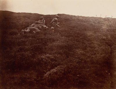 Horace og Edward Stalking Stags av Captain Horatio Ross