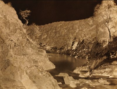 River Landscape, Skottland av Captain Horatio Ross