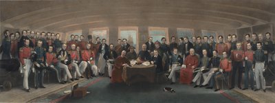 Signering og forsegling av Nanking-traktaten av Captain John Platt