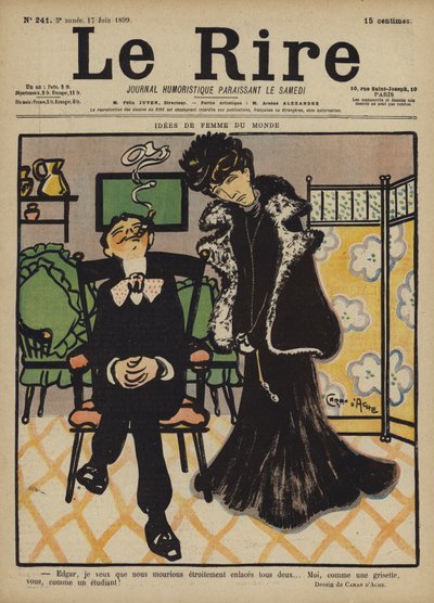 Illustrasjon for Le Rire av Caran d Ache