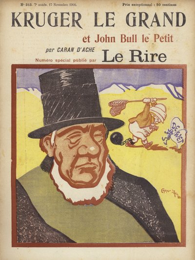 Paul Kruger, illustrasjon for Le Rire av Caran d Ache