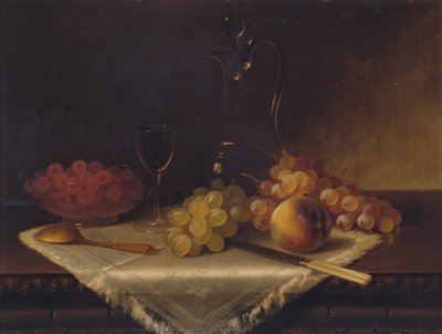 Stilleben med frukt. av Carducius Plantagenet Ream