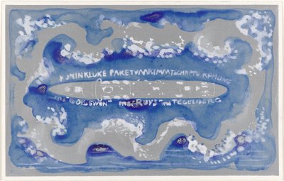 Design for en vignett for Koninklijke Paketvaart Maatschappij av Carel Adolph Lion Cachet