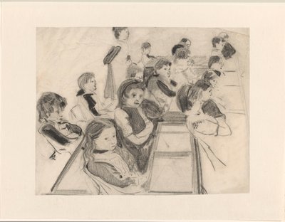 skoleklasse av Carel Adolph Lion Cachet