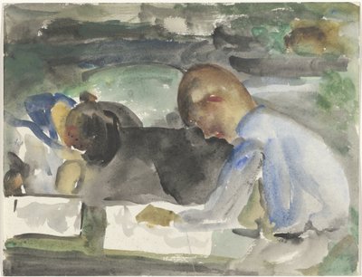 To tegnebarn av Carel Adolph Lion Cachet