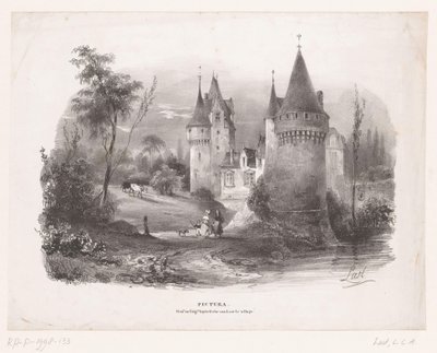 Kasteel Pictura (serietittel på objekt) av Carel Christiaan Antony Last