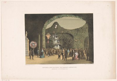 Zaal in Frascati te Amsterdam 1855 Souvenir den bezoekers van Frascati aangeboden. Amsterdam 9-24 september 1855 (title on object)   1368424   no       norwegian Successfully Translated  Original: Fantasy of an Architectural Ruin Translat: Fantasy of an Ar av Carel Christiaan Antony Last