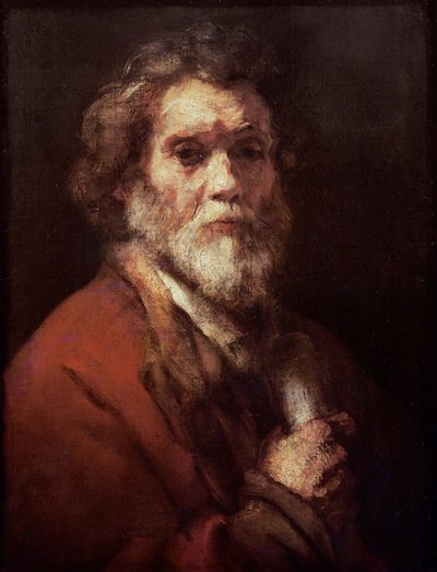 Leder for en gammel mann, ca. 1650 av Carel Fabritius