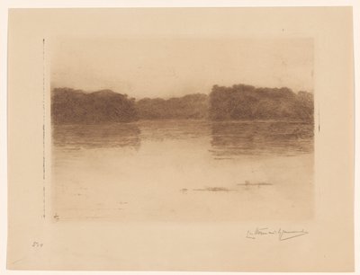 Dam i Haagse Bos om natten Haagsche Bosch om natten (tittel på objekt) av Carel Nicolaas Storm van 
