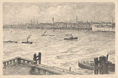 Haven te Hamburg av Carel Nicolaas Storm van 