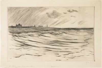 Marine-Surf av Carel Nicolaas Storm van 