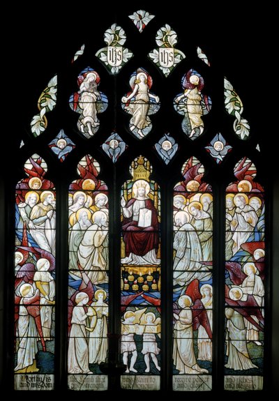 Latchford, Christchurch, Shrigley & Hunt (1873-1982), Carl Almquist, Christ In Glory Worshiped By Angels, 1887 av Carl Almquist