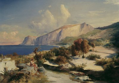 Ettermiddag på Capri av Carl Blechen