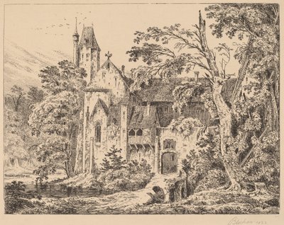Klosteret i skogen av Carl Blechen
