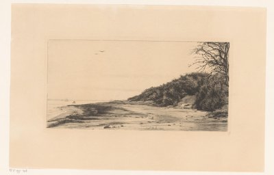 Skogkant langs vann av Carl Bloch