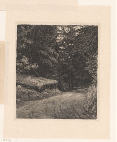 skogsvei av Carl Bloch