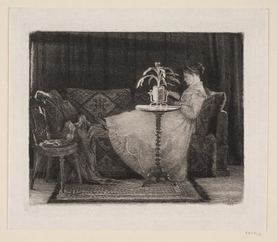 Lesende dame av Carl Bloch