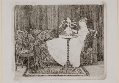 Lesende dame av Carl Bloch
