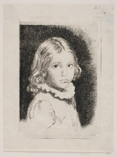 Portrett av Clara Emilie Rose Bloch av Carl Bloch