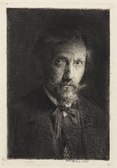 Selvportrett av Carl Bloch