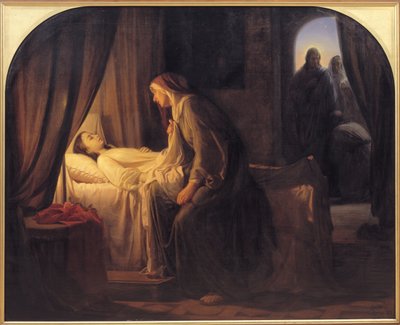 Datteren til Jairius av Carl Bloch